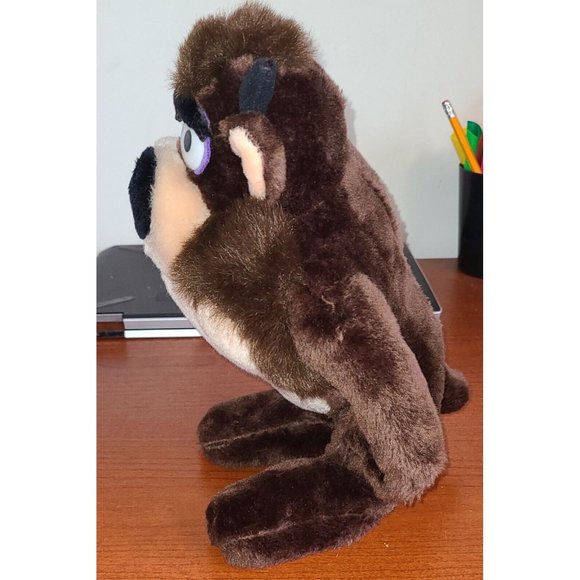 Warner Brothers Taz Tasmanian Devil Plush 10" Vintage 1987 Stuffed Animal - Picture 3 of 10